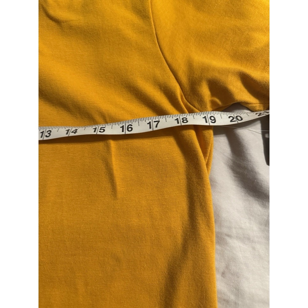 Rebel Vengeance Biere Tee Shirt Yellow Orange‎ Small NWT - Picture 8 of 8